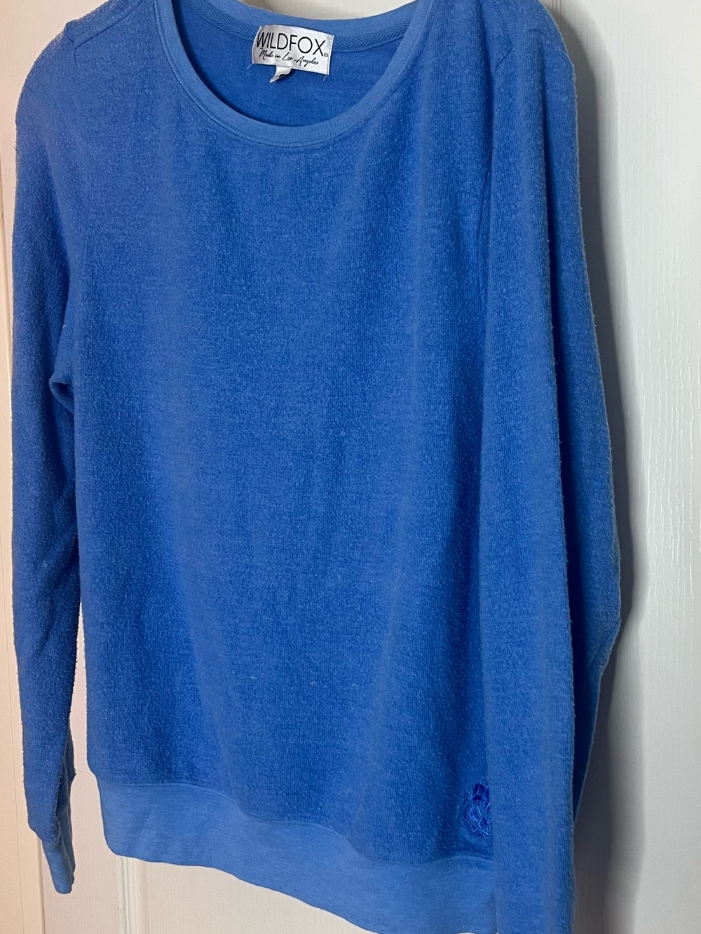 Wildfox Women’s Blue Crewneck Sweater